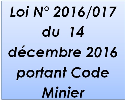 Code Minier de 2016